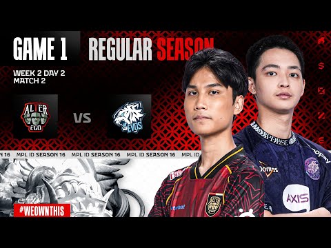 ALTER EGO vs EVOS | Regular Season Week 2 Day 2 | Game 1 | #MPLIDS16