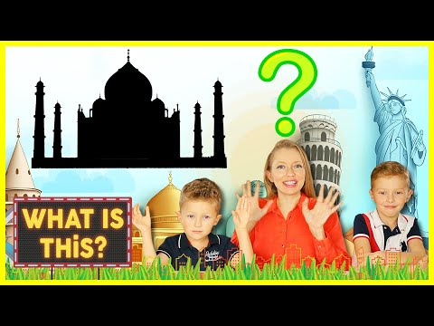 Where is this Landmark - Famous landmarks around the world in English. Wonders Of The World for Kids