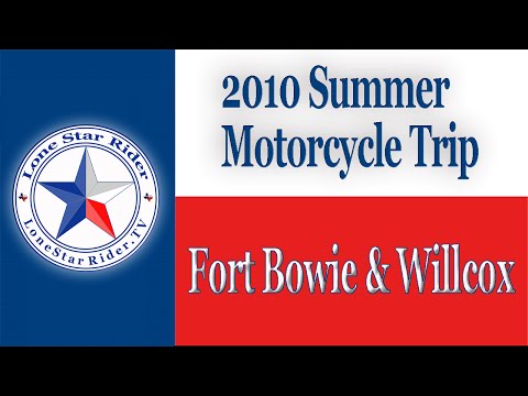 2010 Summer Motorcycle Trip - Fort Bowie & Willcox
