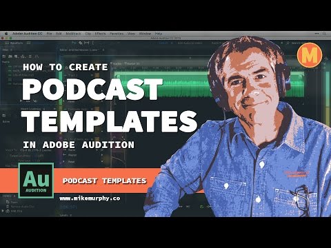How To Create A Podcast Template in Adobe Audition