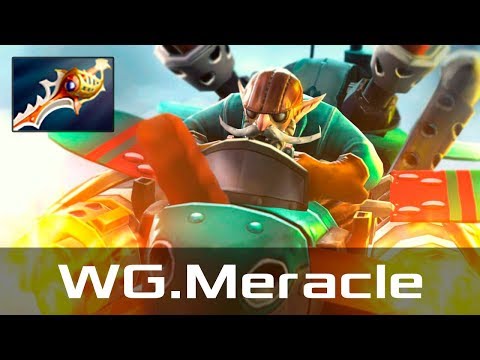 WG.Meracle — Gyrocopter, Safe Lane (Mar 11, 2018) | Dota 2 patch 7.10 gameplay