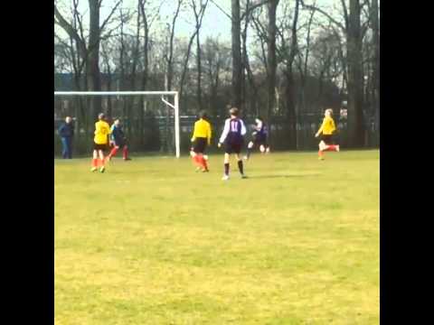 De 0-2 van ROAC C1 in de uitwedstrijd tegen Oegstgeest C1