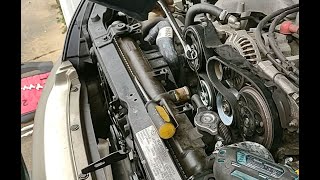 2001 Subaru Outback 3.0l H6 Serpentine Belt, Tensioner and Idler Pulley Swap
