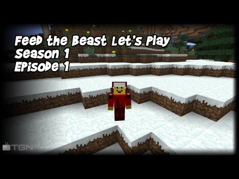 Feed the Beast Let's Play Season 1 Episode 1 Back to Basics!