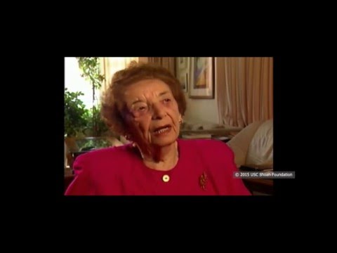 Holocaust Survivor Talks about Daily Life in the Nadwórna Ghetto