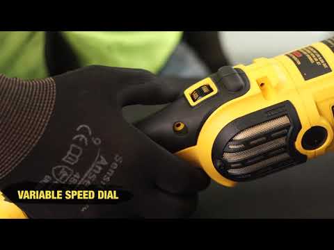 Elektrinis poliruoklis DeWalt DWP849X video