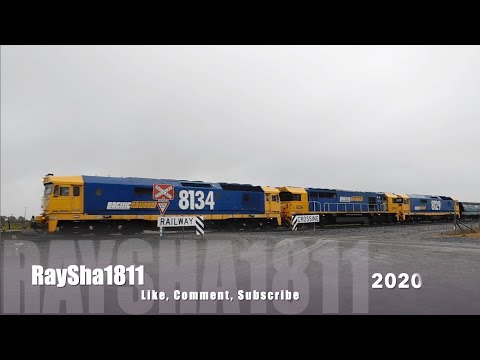 5KC5 - 8134-8236-8129 (Grain) Gheringhap - Australian Trains by Raysha1811