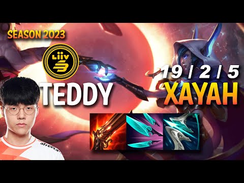 LSB Teddy XAYAH ADC vs CASSIOPEIA - KR Ranked