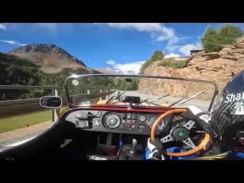 Techniques prepared Morgan +8 at the Bernina Gran Turismo at Saint Moritz