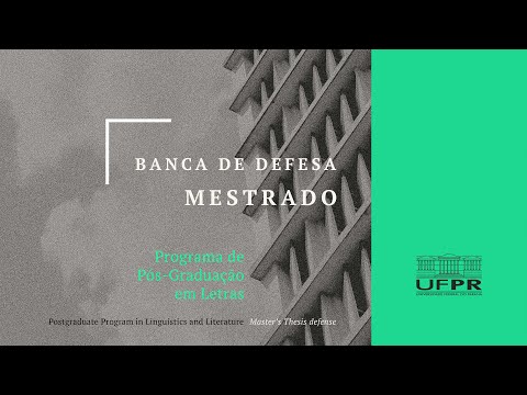 Banca de Mestrado - Ana Paula Ferreira Pereira
