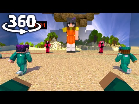 Minecraft | Red Light Green Light in 360 / VR