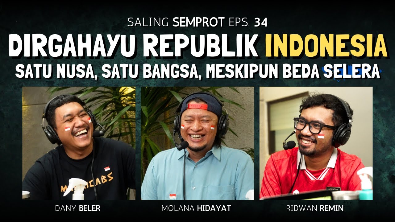 SALING SEMPROT EPS 34 - MERAYAKAN DIRGAHAYU INDONESIA DENGAN NONTON FILM KARTUN JELEK