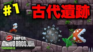【実況】神改造マリオWiiを初見実況！新たな冒険が始まる！｜Newer Super Mario Bros Wii 実況プレイ Part1【改造マリオ】