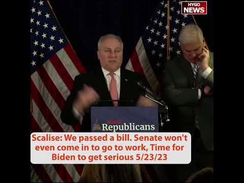 Scalise: "We Passed A Bill — Senate Won't Even Come In" — Time For Biden To Get Serious