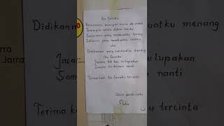 Download lagu Surat Cinta untuk Guru #amazing #surat #shortsyoutube mp3