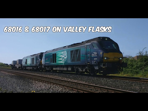 Prestatyn 8.5.2017 - DRS 68016 Fearless and 68017 Hornet on Valley flasks