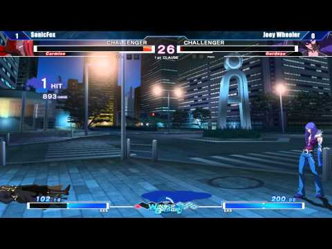 UNIEL Top 8 @ Winter Brawl 9 - SonicFox (Carmine) vs Joey Wheeler (Gordeau) [720p/60fps]