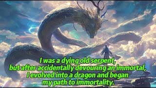 I was a dying serpent, devoured an immortal, evolved into a dragon, and began my path to immortality