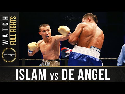 Kanat Islam vs Juan De Angel FULL FIGHT: May 8, 2016 - PBC on Bounce