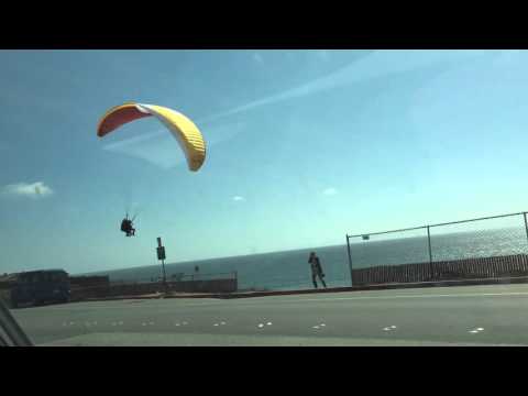Pacifica Paragliding Landing
