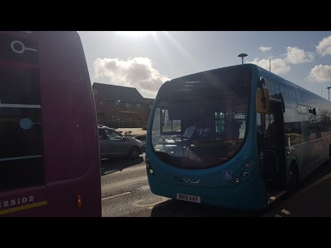 Arriva North East NK15 AAV/1596-Wright Streetlite DF/Max-micro Hybrid