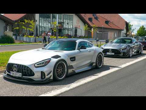 700HP Mercedes AMG GTS Carbonerre GT3 Widebody Kit - LAUNCH, Revs and Powerslides at Nürburgring!