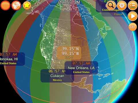 Clocks of Cities on Terra
