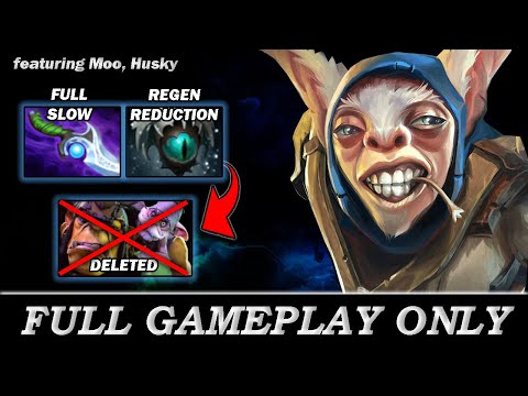 Diffusal + Skadi Slows Enemies, Reduce Alchemist HP Regeneration - Full Gameplay Meepo #134