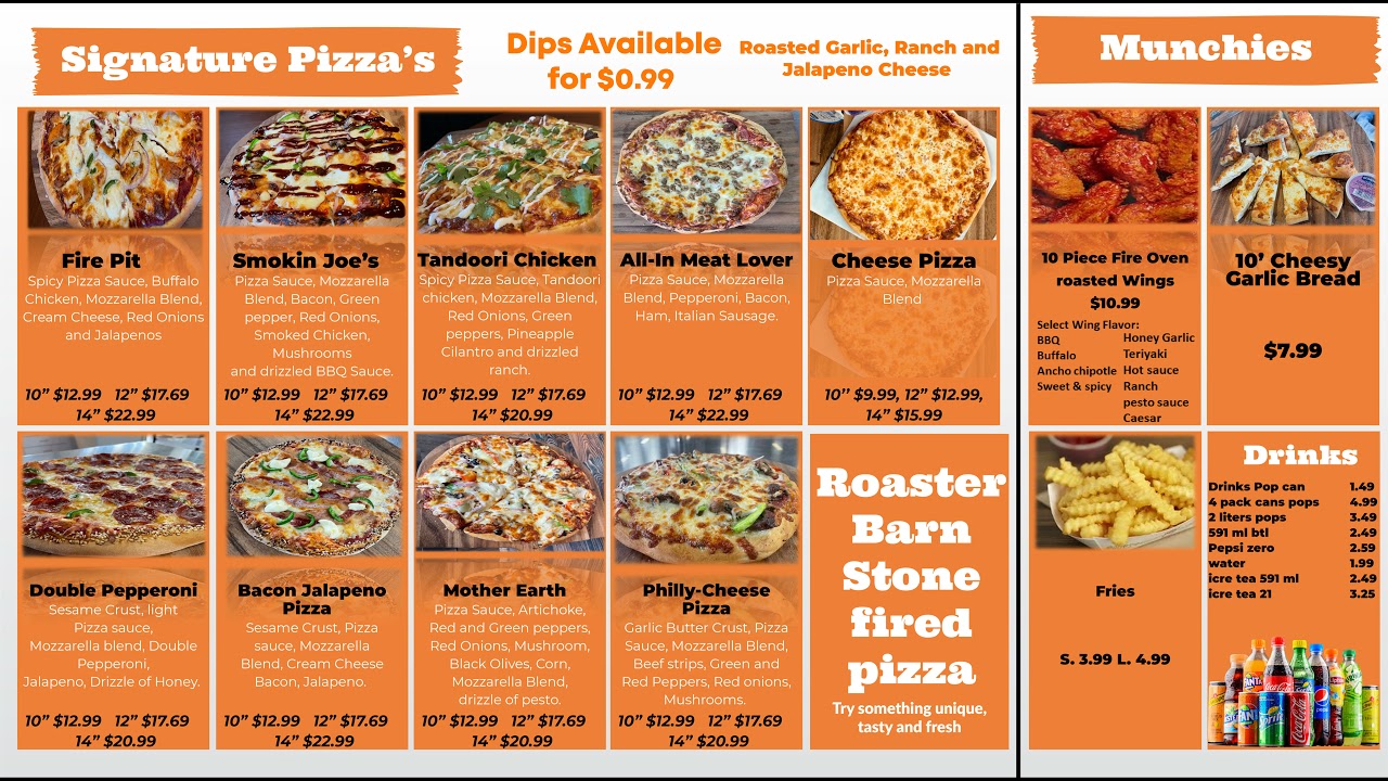 Pizza Menu RB Detail