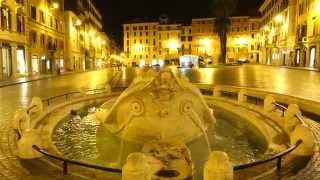 Spanish Steps in Rome deserted