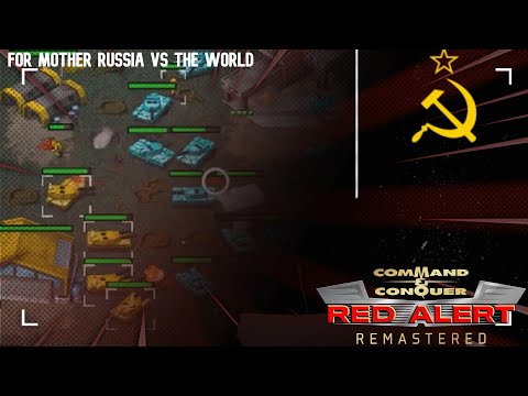 For mother Russia!!! Command and Conquer Remastered Collection Red Alert  8 Player FFA