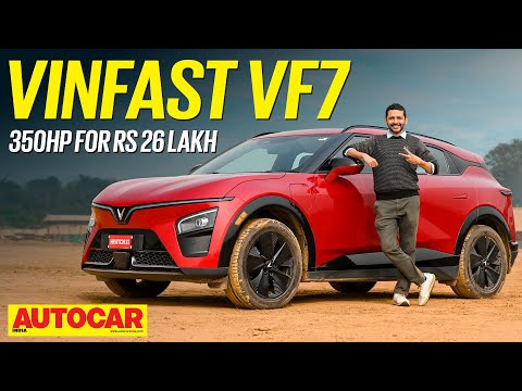 Vinfast VF7 India review - AWD crossover is quicker than a Harrier EV | Autocar India