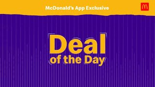 McDonald's App Exclusive l Deal of the day