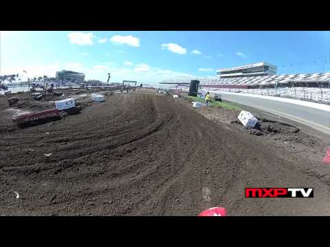 HELMET CAM: Jamie Adams - Monster Energy Ricky Carmichael Daytona Amateur Supercross