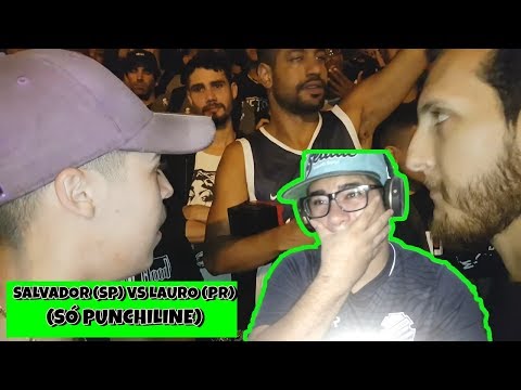 (SÓ PUNCHILINE) SALVADOR (SP) VS LAURO (PR) - BATALHA DO COLISEU (REACT/OPINIÃO)