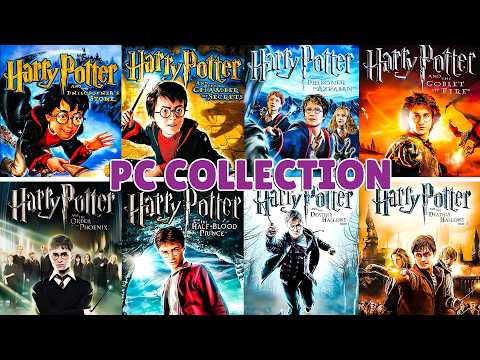 HARRY POTTER PC Collection - Walkthrough No Commentary - ALL PC GAMES