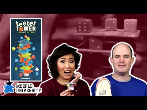 Teeter Tower - Dicey dexterity indeed!