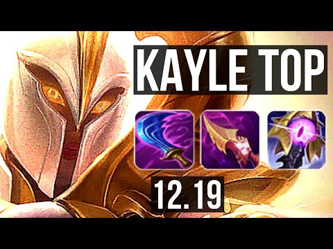 KAYLE vs AKSHAN (TOP) | 6 solo kills, 500+ games | KR Master | 12.19