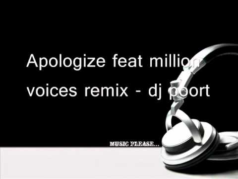 apologize feat million voices - dj poort