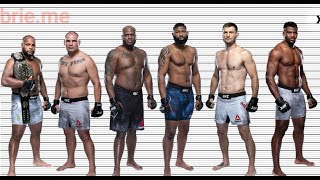 UFC (MMA) Fighters' Real Height ✅