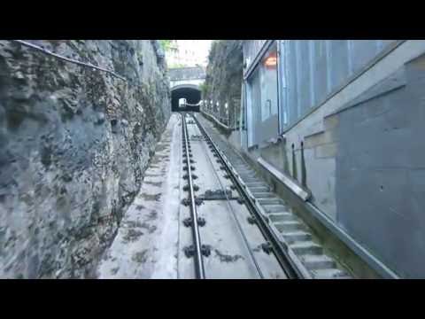 Standseilbahn 2000.01 Neuchâtel Ecluse - Plan Bergfahrt Funiculaire