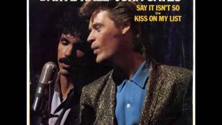Daryl Hall and John Oates * Kiss On My List   1980  HQ