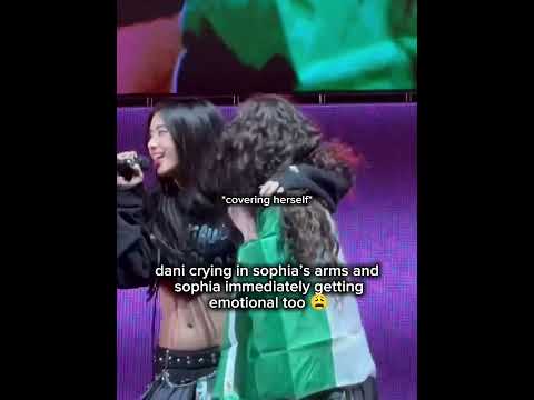 Dani crying while wearing the Mexican flag 😭❤ #katseye