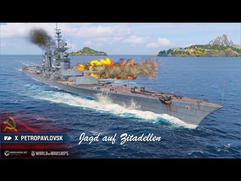 PETROPAVLOVSK, Jagd auf Zitadellen - World of Warships | [Zufallsgefecht] [Division] [Replay]