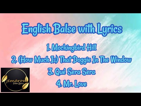 English Balse Medley with Lyrics Singalong | JeMaRoN