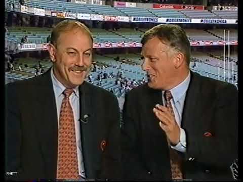 Last 8 minutes of Ch7 telecast of 1995 AFL Grand Final post game