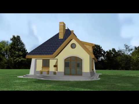 Poziomka A - projekt domu pracowni Horyzont