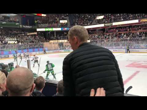 Färjestad-Frölunda, filmning från läktaren, 💚🤍