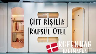 Kopenhag'ta Çift Kişilik Kapsül Otel! CityHub Copenhagen
