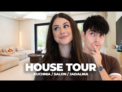 Nasze serce domu ❤️ SALON i KUCHNIA 🛋️ HOUSE TOUR u Dąbrowskich 🏡